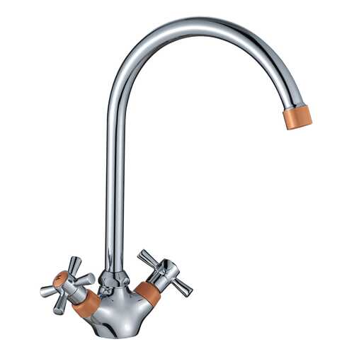 Смеситель для кухни Decoroom DR46028-Orange с повортным изливом оранжевый