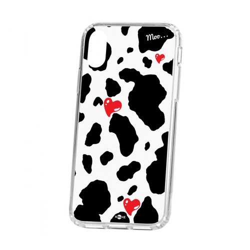 Чехол Kruche Apple iPhone X Print Корова