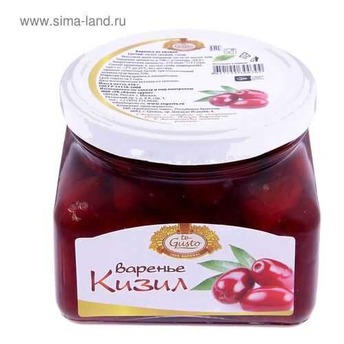 Варенье Te Gusto из кизила 430 г Армения