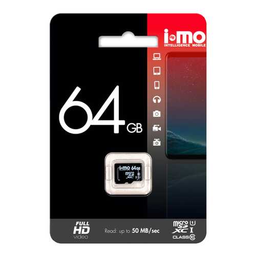 Карта памяти IMO Micro SD IM64GBSD-00 64GB
