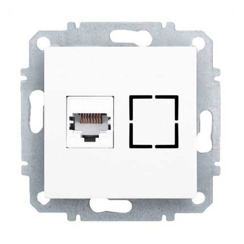 Розетка Еthernet RJ-45 Zakru BIEN (Белый)