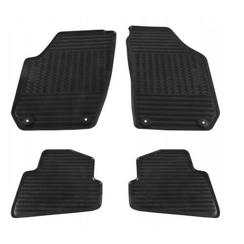 Резиновые коврики с бортом fabia 5j VAG арт. 5J1061550