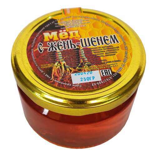 Мед Бийский пчелоцентр с женьшенем 250 г