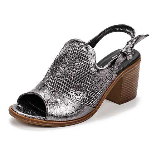 Босоножки женские Pierre Cardin 01806C30 серебристые 40 RU
