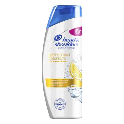 Шампунь Head & Shoulders Цитрусовая свежесть для жирных волос 600 мл