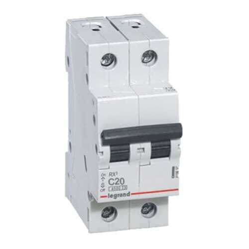 Выключатель автоматический модульный Legrand RX3, 2 п, C, 20 А, 4,5 кА