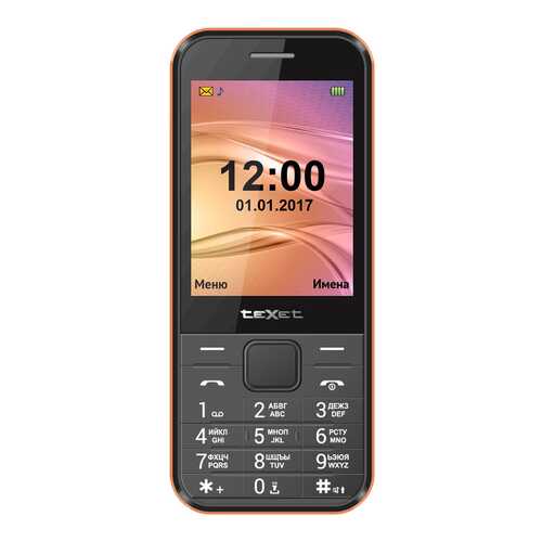 Мобильный телефон teXet TM-302 Black