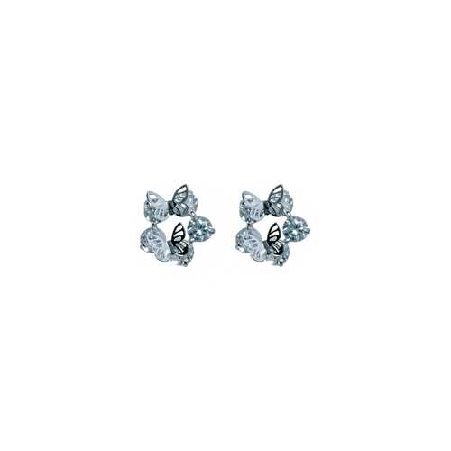 Серьги Corona style B005E1120197K025-SILVER