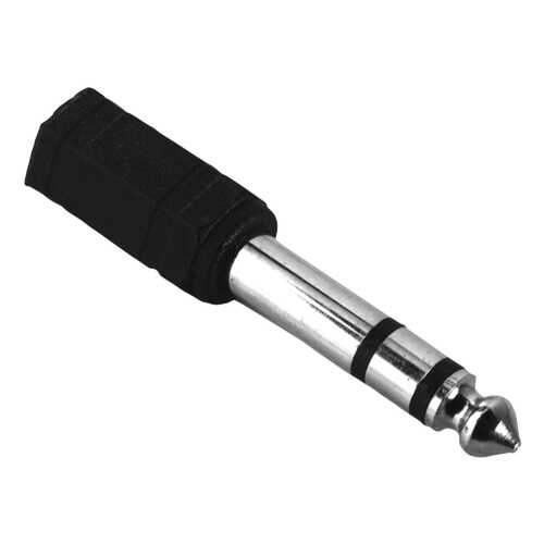 Адаптер Hama H-122386 Jack 6.3 (m)/Jack 3.5 (f) черный