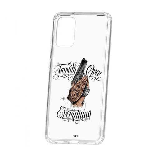Чехол Kruche Samsung Galaxy S20 Plus Print Семья превыше