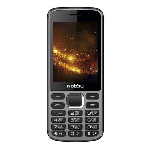 Мобильный телефон Nobby 300 Black/Grey