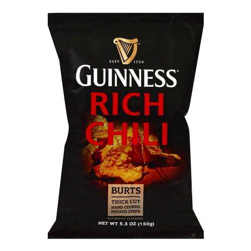 Чипсы картофельные GUINNESS Рич чили 150 г