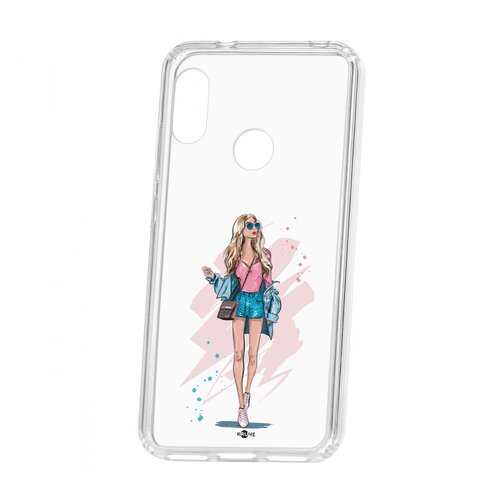 Чехол Kruche Xiaomi Redmi 6 Pro Print Fashion Girl