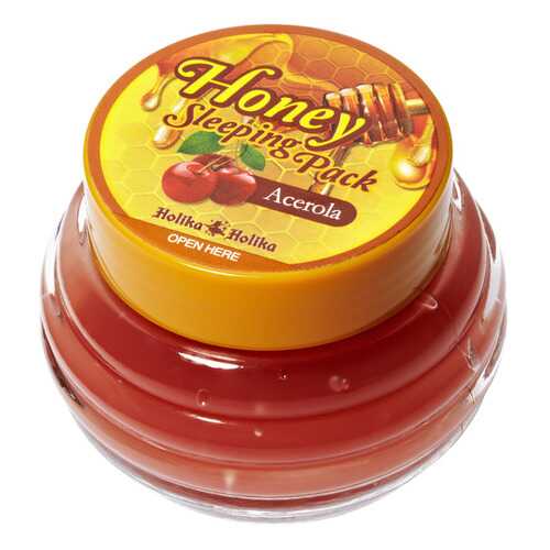 Ночная маска для лица HOLIKA HOLIKA Honey Sleeping Pack с барбадосской вишней, 90 мл
