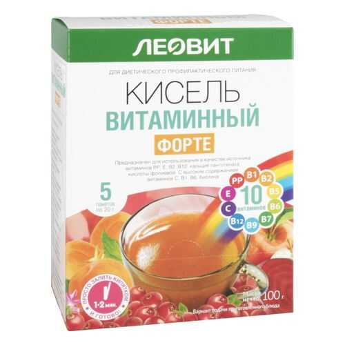 Кисель Леовит витаминный форте 100 г