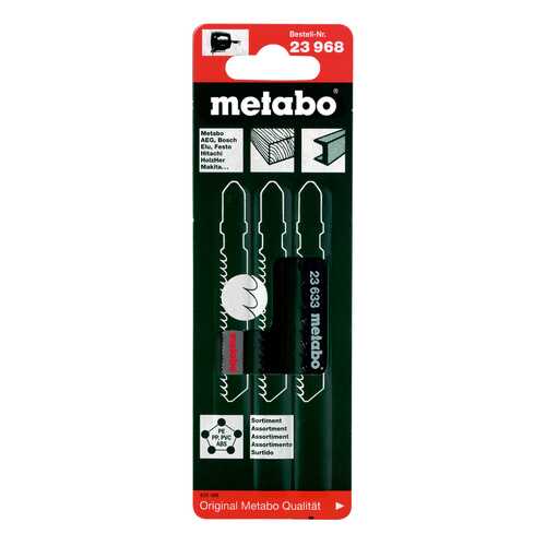 Набор пилок для лобзика metabo 623968000