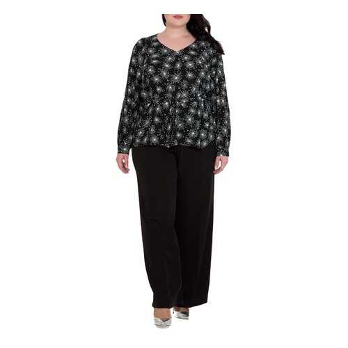 Блуза женская Интикома 218045 черная 58 RU