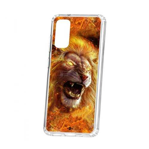 Чехол Kruche Samsung Galaxy S20 Print Лев