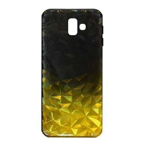 Чехол Crystal Krutoff для Samsung Galaxy J6+ (SM-J610) Yellow/Black