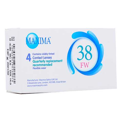 Контактные линзы Maxima 38 FW 4 линзы R 8,6 -5,50