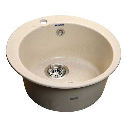 Мойка для кухни из мрамора GranFest Rondo GF-R480 белый