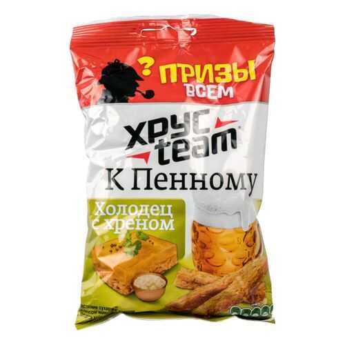 Сухарики Хрусteam к пенному холодец с хреном 90 г