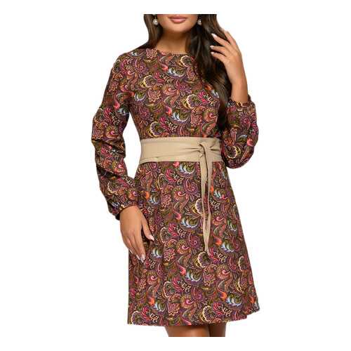 Платье женское D&M by 1001DRESS 0112001-01958BO красное XL