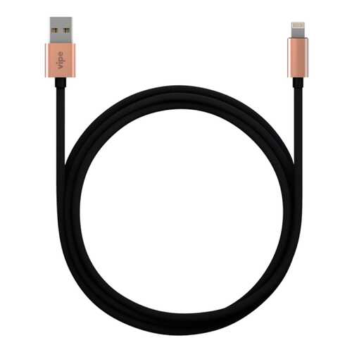 Кабель Vipe USB/Lightning MFI metal soft-touch Black (VPCBLMFIRUBBLK)