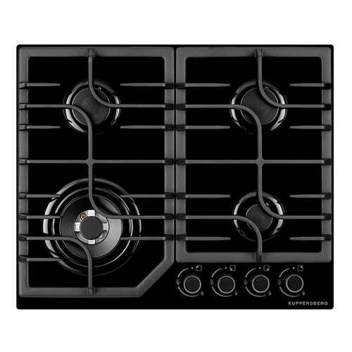 Встраиваемая газовая панель Kuppersberg FG 63 B Black