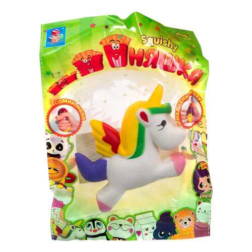 Игрушка-антистресс 1TOY Мммняшка Флок Squishy Единорог, 10 см