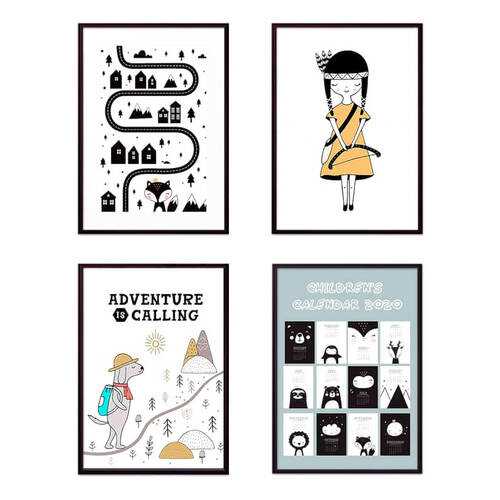 Набор постеров Коллаж Детский №140 70х90 см
