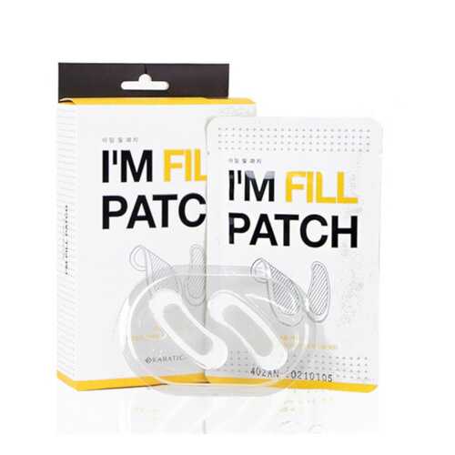 KARATICA I'm Fill Patch Патчи с микроиглами с гиалуроновой кислотой и пептидами, 4 пары