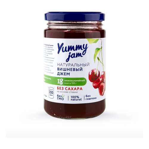 Джем Yummy jam вишневый без сахара 350 г
