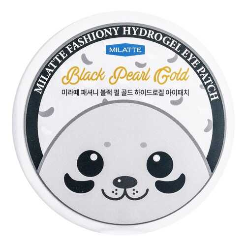 Патчи для глаз Milatte Fashiony Black Pearl Gold Hydrogel Eye Patch