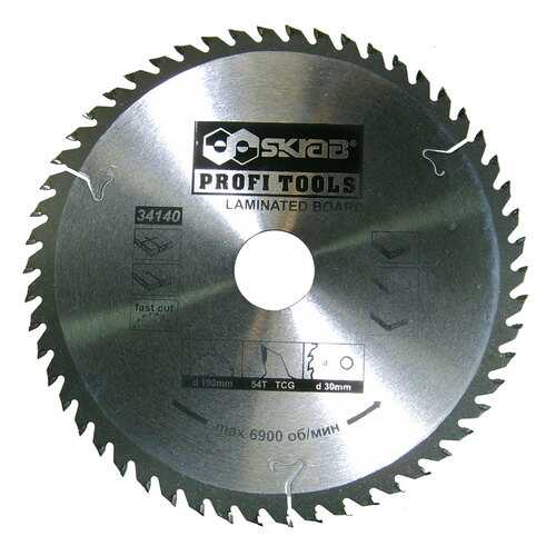Диск пильный LAMINATED 190х30мм 54Т Skrab 34140