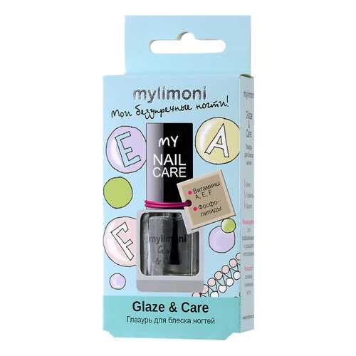 Верхнее покрытие для ногтей LIMONI MyLIMONI Glaze & Care 6 мл