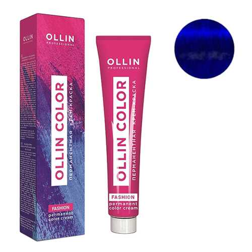 Крем-краска для волос Ollin Fashion Color перманентная Экстра-интенсивный синий 60 мл