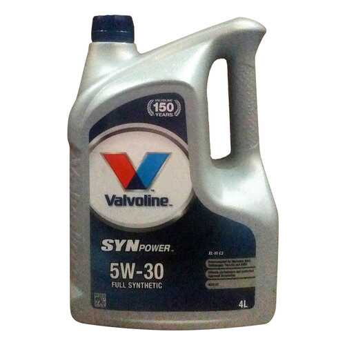 Моторное масло Valvoline Synpower XL-III SAE 5W-30 4л