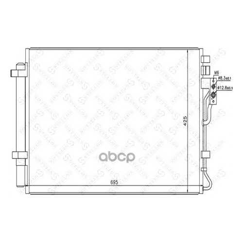 Радиатор кондиционера Stellox 1045707SX