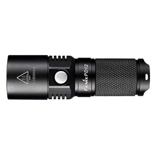 Туристический фонарь Fenix PD12 T6 черный, 4 режима