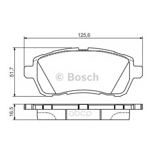 Тормозные колодки дисковые Bosch 0986495108