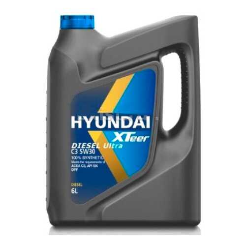 HYUNDAI XTeer Масло Моторное 5w30 Hyundai Xteer 6л Синтетика Diesel Ultra C3