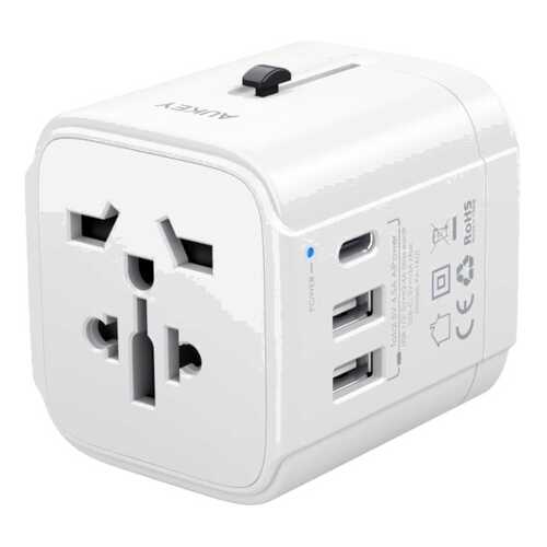 Сетевое зарядное устройство Aukey Universal Travel Adapter PA-TA01 White