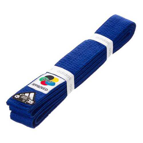 Пояс для карате Adidas Elite WKF синий, 300 см