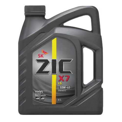 Моторное масло Zic X7 LS 10W-40 6л