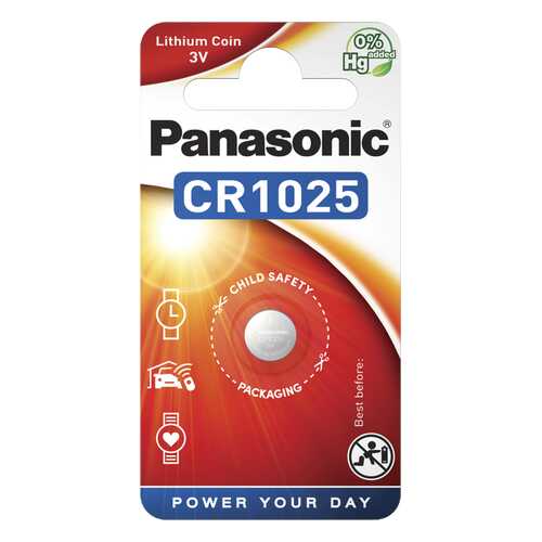 Батарейка Panasonic CR-1025EL/1B 1 шт