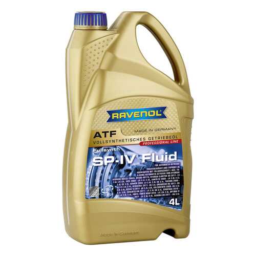 Трансмиссионное масло RAVENOL ATF SP-IV Fluid 4л 1211107-004-01-999