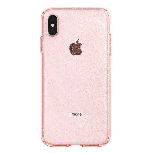 Чехол Spigen Liquid Crystal Glitter (065CS25124) для iPhone Xs Max (Rose Quartz)