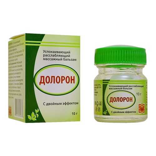 Долорон бальзам успокаивающий расслабляющий с двойным эффектом, 10 г (банка)