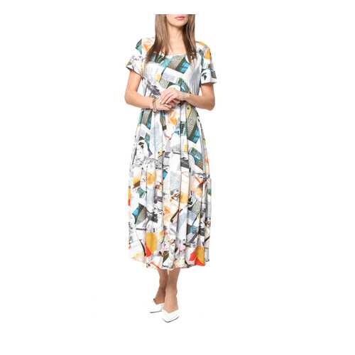 Платье женское LISA BOHO GENI 190399 белое 50 EU